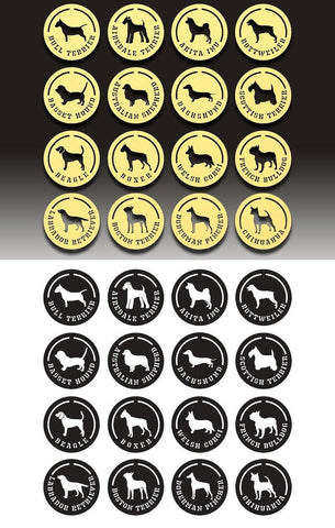 Over 60 Different Dog breeds Wooden Coasters, Dog Breed Coaster, dog lover Coaster