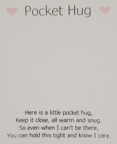 Horse Handmade Wooden Pocket hug token love gift little pocket hug, pick me up pocket hug token