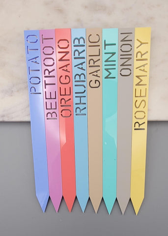 Seed Markers, Plant markers, Flower Markers, Fruit Markers, Vegetable Markers & Stakes, Herb Markers Labels, Vegetable, Garden Acrylic