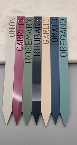 Seed Markers, Plant markers, Flower Markers, Fruit Markers, Vegetable Markers & Stakes, Herb Markers Labels, Vegetable, Garden Acrylic