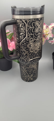 Original Stanley Swear, swearing, f**k mandela, Cuss ,40oz gift Engraved tumbler 40oz Double Wall Insulated Tumbler with Handles