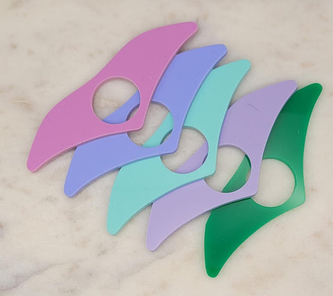 Clear Thumb Page Holder, Book Page Holder, Book Lover Gift Book finger page holders made from Acrylic. Many colours to choose from