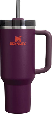 Original Plum Stanley Any of our designs Engraved tumbler 40oz Double Wall Insulated Tumbler with Handles