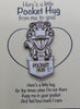 Lizard Handmade Wooden Pocket hug token love gift little pocket hug, pick me up pocket hug token