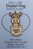 Unicorn Handmade Wooden Pocket hug token love gift little pocket hug, pick me up pocket hug token