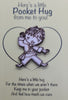 Karate Handmade Wooden Pocket hug token love gift little pocket hug, pick me up pocket hug token