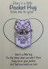 Snake Handmade Wooden Pocket hug token love gift little pocket hug, pick me up pocket hug token