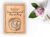 Wooden Stay strong and keep smiling greetings card for her Love token, Mothers day, Love mom, affirmation, encouragement token
