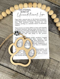 Wooden The Eternal Bond of Unconditional Love Dog Ornament, Dog Ornament, Pet Ornament, Car Charm, Story Ornaments
