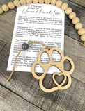 Wooden The Eternal Bond of Unconditional Love Dog Ornament, Dog Ornament, Pet Ornament, Car Charm, Story Ornaments