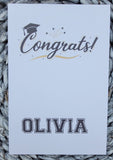 Wooden Class of 2024 - Graduation ornament or car charm - Gift for 2024 Senior, Graduation Gift