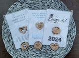 Wooden Pocket hug token love gift Nothing is impossible- Inspiration, thinking of you, Pick Me Up Gift, Motivation, Graduation, Friendship