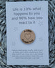 Wooden Pocket hug token love gift Life - Inspiration, thinking of you, miss you  Pick Me Up Gift, Motivation, Graduation, Friendship