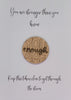 Wooden Pocket hug token You are stronger than you know - Enough-  Inspiration, thinking of you, Pick Me Up Gift, Motivation, Friendship