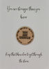 Wooden Pocket hug token You are Enough - You got this-  Inspiration, thinking of you, Pick Me Up Gift, Motivation, Friendship