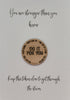 Wooden Pocket hug token You are Enough -Do it for you -  Inspiration, thinking of you, Pick Me Up Gift, Motivation, Friendship