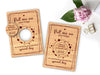 Wooden Save the Date Card with Magnet | Wedding wood magnet | Personalized wedding token, Love token, wedding invite