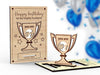 Wooden Personalized Happy birthday to my trophy husband | Trophy popup card  Affirmation token, Encouragement token