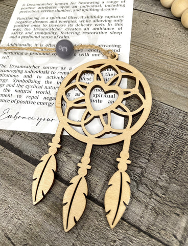 Wooden The Mystical Charm Dreamcatcher Ornament, Dreamcatcher Ornament, Dreamcatcher Gift, Car Charm, Story Ornaments