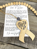 Wooden A Journey of Love and Hope Cancer Awareness Ornament, Cancer Awareness Gift, Cancer Awareness Car Charm, Story Ornaments