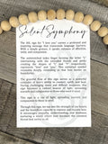 Wooden Silent Symphony - ASL I Love You Sign Ornament, Sign Language Gift, I Love You Sign Car Charm, Story Ornaments