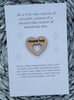 Wooden Pocket hug token love gift Be a first rate version of yourself- Inspiration, thinking of you, Pick Me Up Gift, Motivation, Friendship