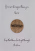 Wooden Pocket hug token You are stronger than you know - Worthy - Inspiration, thinking of you, Pick Me Up Gift, Motivation, Friendship