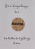 Wooden Pocket hug token You are stronger than you know - Beautiful - Inspiration, thinking of you, Pick Me Up Gift, Motivation, Friendship
