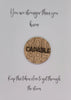 Wooden Pocket hug token You are stronger than you know - Capable - Inspiration, thinking of you, Pick Me Up Gift, Motivation, Friendship