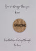 Wooden Pocket hug token You are stronger than you know - -Amazing  Inspiration, thinking of you, Pick Me Up Gift, Motivation, Friendship
