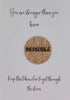 Wooden Pocket hug token You are stronger than you know - Incredible-  Inspiration, thinking of you, Pick Me Up Gift, Motivation, Friendship