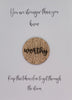 Wooden Pocket hug token You are stronger than you know - Worthy - Inspiration, thinking of you, Pick Me Up Gift, Motivation, Friendship