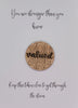 Wooden Pocket hug token You are stronger than you know - Valued-  Inspiration, thinking of you, Pick Me Up Gift, Motivation, Friendship