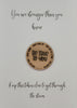 Wooden Pocket hug token Be True to You - you got this- -Amazing  Inspiration, thinking of you, Pick Me Up Gift, Motivation, Friendship