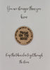 Wooden Pocket hug token Focus on the Good - You got this Inspiration, thinking of you, Pick Me Up Gift, Motivation, Friendship