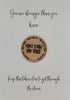 Wooden Pocket hug token You are Enough - You can do this-  Inspiration, thinking of you, Pick Me Up Gift, Motivation, Friendship