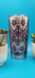 Best Mom Ever Laser Engraved Custom Seamless 20oz Double Wall Insulated Tumbler Travel mug, Gift for mom