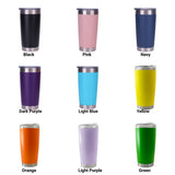Halloween, ghosts Laser Engraved Custom Seamless  20oz Double Wall Insulated Tumbler Travel mug, Coffee mug, Tea mug