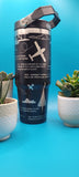 Aviation History Airplane Laser Engraved 30oz Double Wall Insulated Tumbler Custom Seamless Tumbler, Plane spotter, Pilot gift,