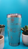 Self Care Shelves Laser Engraved 20oz Double Wall Insulated Tumbler Travel mug, custom Seamless Tumbler ,Gift for teacher, mom
