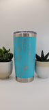 Koi Fish mug Laser Engraved 20oz Double Wall Insulated Tumbler Travel mug, custom Seamless Tumbler ,Gift for teacher, Mum, dad