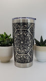 Hidden Swear Word Tumbler  Mandala Laser Engraved 20oz Insulated Tumbler, Funny Tumbler Cuss Word Tumbler Funny Gift cuss word