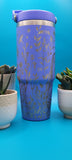 Horses Laser Engraved 30oz Double Wall Insulated Tumbler Custom Engraved Seamless Tumbler