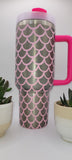 Mermaid Scales gift 40oz Double Wall Insulated Tumbler with Handles Gift for mom, Granny, sister, Niece, Teacher gift
