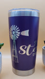 Afrikaans bible verse se is sterk Laser Engraved 20oz Double Wall Insulated Tumbler Travel mug, custom Seamless Tumbler ,Gift for teacher