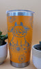 Cute Highland cow Laser Engraved 20oz Double Wall Insulated Tumbler Travel mug, custom Seamless Tumbler ,Gift for teacher, Daughter,Mom