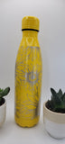Sunflowers water bottle full Laser Engraved 500ml Insulated Water Bottle Custom Seamless Tumbler, Gift for sister, daughter, mom, Granny