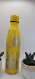 Sunflowers water bottle full Laser Engraved 500ml Insulated Water Bottle Custom Seamless Tumbler, Gift for sister, daughter, mom, Granny
