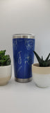 Daffodils flowers garden gift Laser Engraved 20oz Double Wall Insulated Tumbler Travel mug,