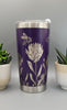 Protea Floral gift Laser Engraved 20oz Double Wall Insulated Tumbler Travel mug, Gift for mum,daughter, sister, Teacher